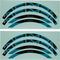 NEWMEN Rim Decal Kit A.35 - turquoise/27.5"