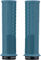 Peaty's Poignées de guidon verrouillables Monarch Grips Mushroom - turquoise/thick