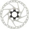 Shimano SM-RT64 Center Lock Brake Rotor for Deore w/ Magnet + Internal Teeth - silver-black/180 mm