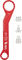 Wolf Tooth Components Pack Wrench and Inserts Kit Innenlagerwerkzeug Set - red-silver