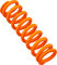 Fox Racing Shox SLS Super Light steel spring for 89 mm stroke - orange/425 lbs