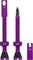 Peatys Chris King Edition MK2 Tubeless Valve 2-Pack Set - violet/Presta 60 mm