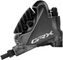 Shimano Freno de disco GRX BR-RX810 + Di2 ST-RX815 - negro-gris/Rueda trasera