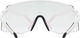 uvex pace stage V sports glasses - white matte/mirror green