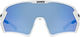 uvex sportstyle 231 2.0 Sports Glasses - white matte/mirror blue