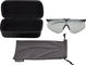 uvex Lunettes de Sport pace perform V - black mat/litemirror silver