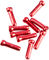 Jagwire Ferrules for Brake/Shifter Cables - 10 pcs. - red