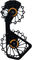 KCNC Jockey Wheels System derailleur cage + derailleur pulleys - black/14 teeth (guide pulley), 16 teeth (tension pulley)