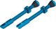 Peatys Chris King Edition MK2 Tubeless Valve 2-Pack Set - turquoise/Presta 60 mm