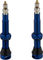 tune Tubeless Valve Set - blue/Presta 44 mm