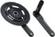 QUARQ DZero DUB Powermeter Compact Carbon Kurbelgarnitur - black/172,5 mm 36-52