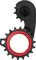 absoluteBLACK HOLLOWcage Carbon Ceramic Oversized Schalträdchen-System Shimano 8150 - red/12 Zähne (Leitrolle), 18 Zähne (Spannrolle)