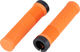 OneUp Components Puños de manillar delgados con bloqueo - naranja/138 mm