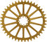 Garbaruk Oval Chainring AXS Road/CX SRAM Direct Mount 8-Hole Single Speed - gold/42 