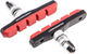 Jagwire Bremsschuhe Mountain Sport für V-Brake - red