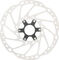 Shimano SM-RT64 Center Lock Brake Rotor for Deore w/ Internal Teeth - silver-black/180 mm