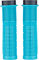 OneUp Components Poignées de guidon Thick Lock-On - turquoise/138 mm