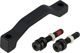 Magura Disc Brake Adapter for 220 mm Rotors - black/PM 8" to PM +20 mm