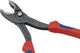 Knipex Alicates de agarre frontal TwinGrip con mango de varios componentes - rojo-azul