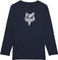 Fox Head Youth The World LS T-Shirt - midnight-blue/140, 146, 152/M/L