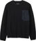 Fox Head Pullover Survivalist Sherpa Fleece Crew - black/M