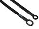 tex-lock Chaîne antivol eyelet + Mini U/X-lock - onyx black/120 cm