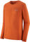 Patagonia Camiseta Cap Cool Merino Graphic L/S - fitz roy strata-redtail rust/M