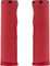 ODI Poignées de guidon F-1 Series Dread Lock Lock-On 2.1 - rouge/130 mm