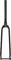 Seido RGT Carbon Fork - black/100 mm/12 mm Thru Axle/1 1/8" - 1,5" tapered/28"