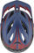 Troy Lee Designs A3 MIPS Helm - fang dk blue-burgundy/57 - 59 cm