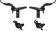 Shimano Set de Freins à Disque av+arr BR-MT410 + BL-M4100 J-Kit - noir/Ensemble/gauche/droite (spécifique)