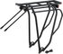 Racktime Gleamit 2.0 Tour Pannier Rack w/ Rear Light for Dynamo Lighting - black/28"-29"