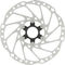 Shimano SM-RT64 Center Lock Brake Rotor for Deore w/ Magnet + Internal Teeth - silver-black/203 mm