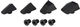 TA X110 Chainring Bolt Set for Ultegra R8000 - black-anthracite