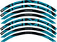 NEWMEN Rim Decal Kit X.A.25 - turquoise/27.5"