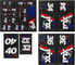 Fox Racing Shox Heritage Fork and Shock Decal Kit Aufklebersatz bis Modell 2020 - red-white-blue