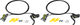 Magura Set de frenos de disco MT7 Pro HC Carbotecture d+t - black-mystic grey anodized/Set/Flip-Flop (no específico de lado)