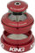 Chris King InSet i8 ZS44/28.6 - EC44/33 GripLock Headset - red/1 1/8" - 1 1/4" tapered/ZS44/28,6 - EC44/33