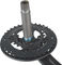 SRAM GX 1000 GXP 2x10-fach Kurbelgarnitur mit Bashguard - black/175,0 mm 22-36