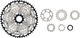 Shimano SLX CS-M7100-12 Cassette + CN-M7100 12-speed Chain Wear & Tear Set - silver/126/10-51/Shimano Micro Spline