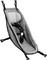 Croozer Baby Seat for Kids Trailer - stone grey-colored