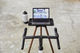 Tons Laptop Race Stand - smoked oak