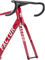 Factor O2 V.A.M. Disc T47a Shimano Carbon Frame Kit Model 2023 - red velvet/54 cm, 110 mm x 38 cm, SB 0 mm