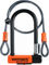 Kryptonite Candado de arco Evolution Mini 7 cable Kryptoflex® - negro-naranja