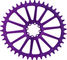 Garbaruk Oval Chainring AXS Road/CX SRAM Direct Mount 8-Hole Single Speed - violet/42 