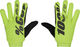 100% Brisker Full Finger Gloves - 2023 Model - fluo yellow-black/M