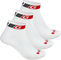 GripGrab Classic Low Cut Socks - 3 Pack - white/41 - 44