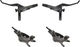 Shimano XT BR-M8120+ BL-T8100 Disc Brake Set J-Kit - black/Set/left/right (side-specific)