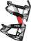 Elite Prism Left / Right Bottle Cage - black-red glossy/left