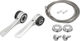 Shimano SL-R400 2-/3-/8-speed Shift Levers for Aluminium Frames - silver